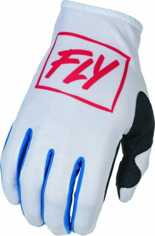 Otroške motocross rokavice FLY MX Lite, bele/modre