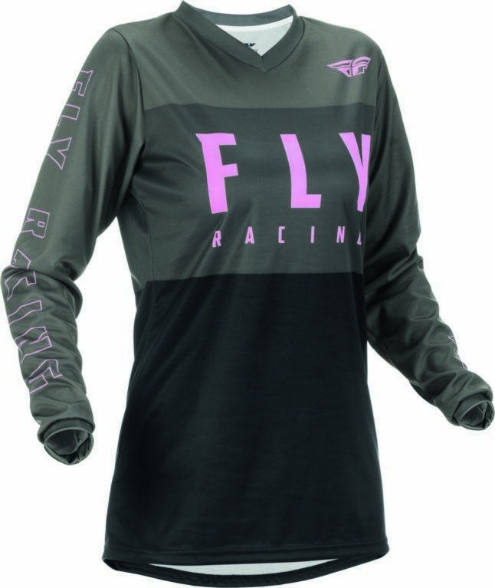 Ženska motocross majica/dres FLY MX F-16, siva/roza