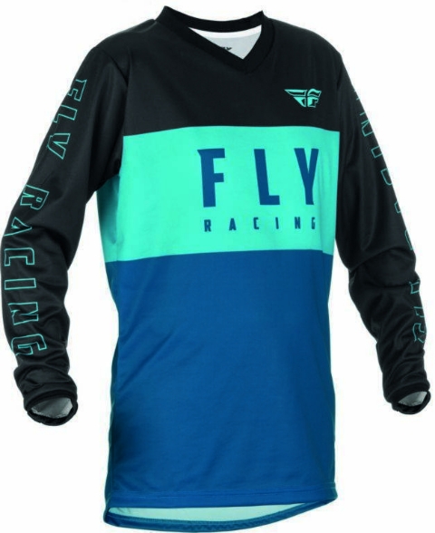 Otroška motocross majica/dres FLY MX F-16, modra/črna