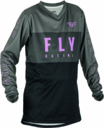 Otroška motocross majica/dres FLY MX F-16, črna/roza