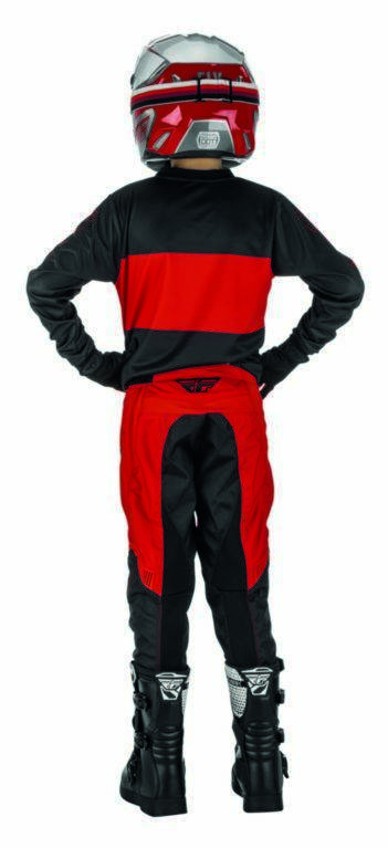 Otroška motocross majica/dres FLY MX F-16, črna/rdeča