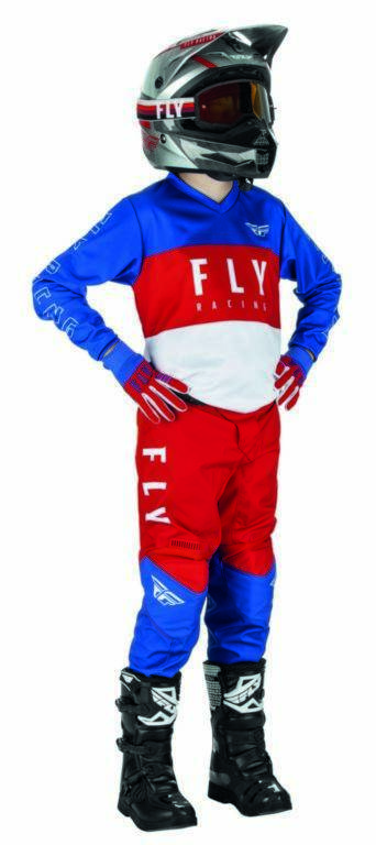 Otroška motocross majica/dres FLY MX F-16, bela/modra/rdeča