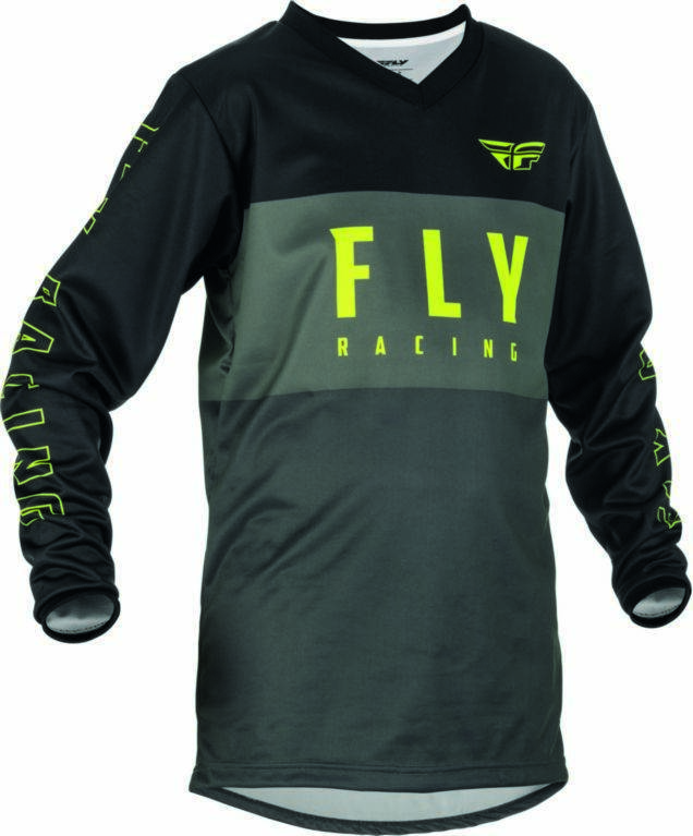 Otroške motocross hlače/dres FLY MX F-16, črne/sive