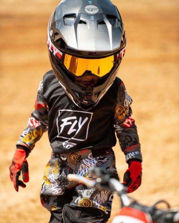 Otroška motocross očala FLY MX Focus, peščena