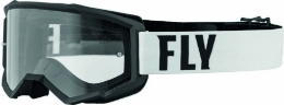 Otroška motocross očala FLY MX Focus, bela/črna