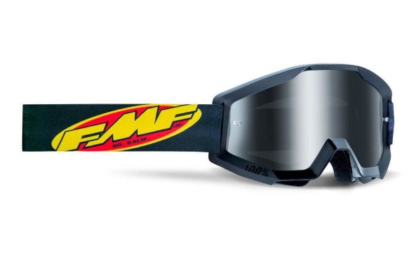 Motocross očala FMF Powercore Mirror, črna