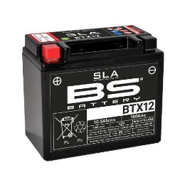 Tovarniško aktiviran akumulator BS Battery BTX12 SLA, 12V/10,5Ah- 180A