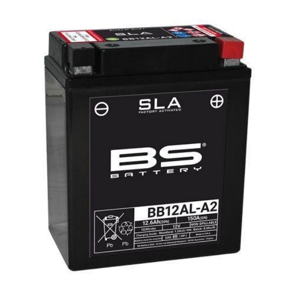 Tovarniško aktiviran akumulator BS Battery BB12AL-A2 SLA, 12AV/12,6Ah- 150A