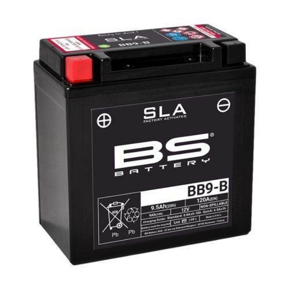 Tovarniško aktiviran akumulator BS Battery BB9-B SLA, 12V/9,5Ah- 120A