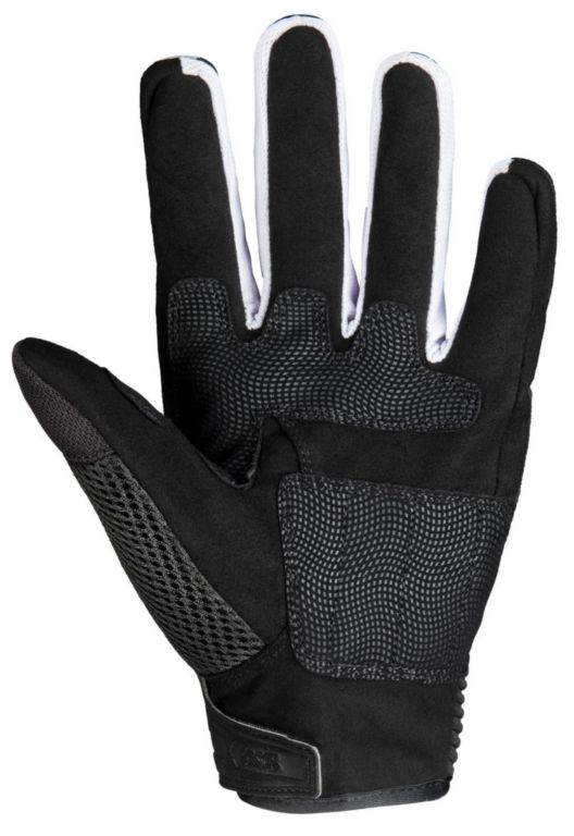 Poletne motoristične rokavice iXS Urban Samur-Air 2.0, črne/bele