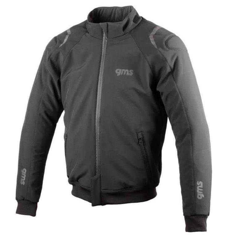 Motoristična jakna/Softshell GMS Falcon, črna