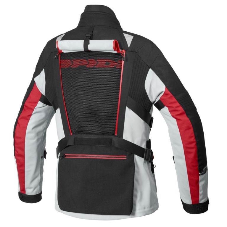 Adventure motoristična jakna SPIDI Allroad H2Out, črna/bela/rdeča