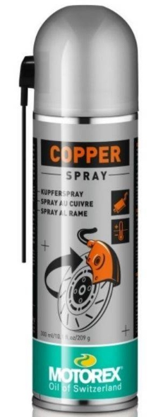 Bakren sprej/mazivo proti sprijemanju MOTOREX Copper, 300 ml