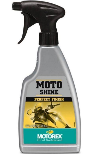 Sprej čistilo-loščilo za motor MOTOREX Moto Shine, 500 ml