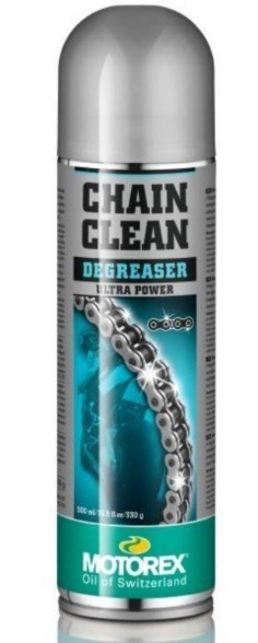 Sprej čistilo/razmaščevalec pogonske verige MOTOREX Chain Clean, 500 ml