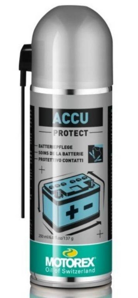 Sprej za električne kontakte MOTOREX Accu Protect, 250 ml