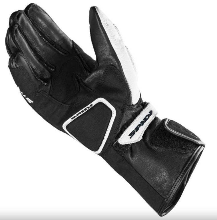 Športne motoristične rokavice SPIDI STR-5, bele/črne