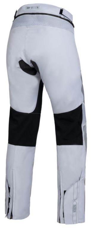 Športne poletne motoristične hlače iXS Trigonis-Air, bele/svetlo sive