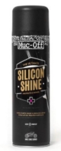 Sprej za sijaj/silikonska zaščita površin motorja Muc-Off Silicon Shine, 500 ml