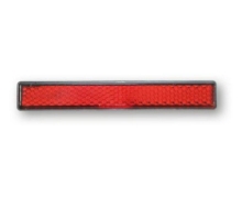 Univerzalen samolepljiv odsevnik za motor Shin Yo (103x16 mm), rdeč