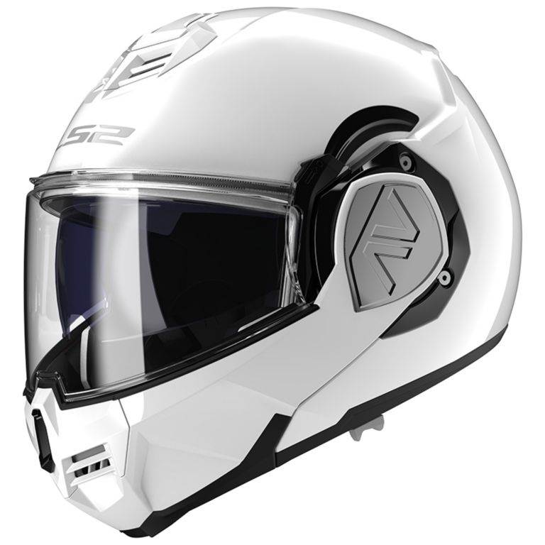 Preklopna motoristična čelada LS2 Advant Solid (FF906), bela