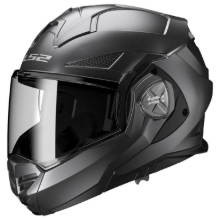 Preklopna motoristična čelada LS2 Advant X Solid (FF901), mat titan