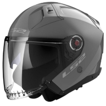 Motoristična odprta jet čelada z vizirjem LS2 Infinity II Nardo Grey (OF603)