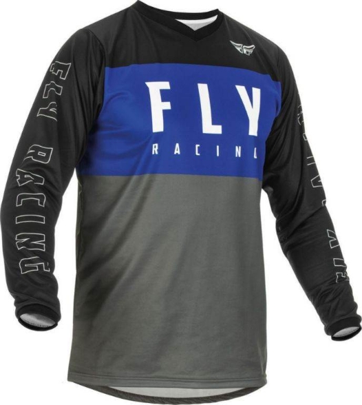 Motocross dres/majica FLY MX F-16, siva/modra
