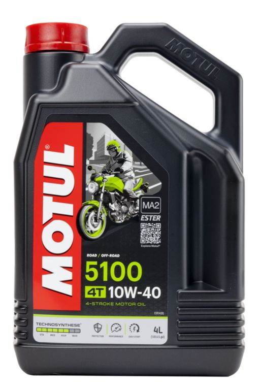 Polsintetično motorno olje MOTUL 5100 4T 10W40, 4 L