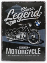 Okrasna pločevinasta plošča/3D tabla BMW R5 Legend (30x40 cm)