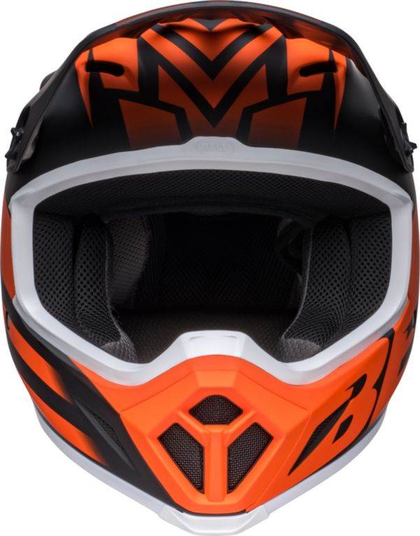 Premium motocross čelada BELL MX-9 Mips Disrupt, črna/oranžna