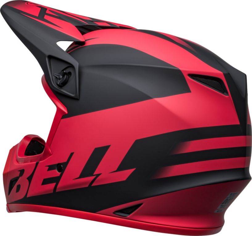 Premium motocross čelada BELL MX-9 Mips Disrupt, črna/rdeča