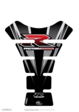 Univerzalna tank nalepka/zaščita tanka MotoGFX Suzuki GSXR, črna