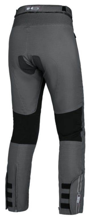 Športne ženske poletne motoristične hlače iXS Trigonis-Air, temno sive