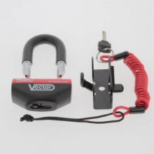 Premium ključavnica za disk motorja Vector MiniMax Disc Lock, fi 16mm + nosilec