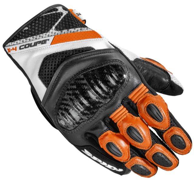 Poletne športne motoristične rokavice Spidi X4 Coupé, črne/oranžne