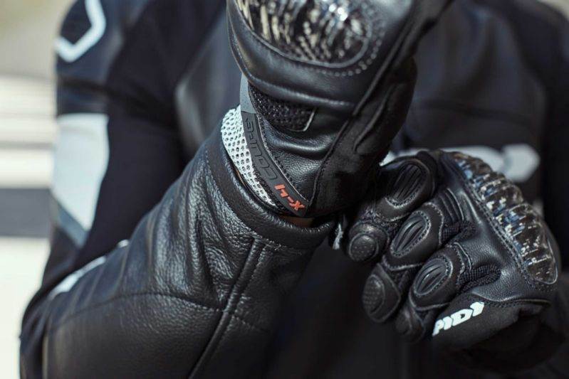 Poletne športne motoristične rokavice Spidi X4 Coupé, črne/oranžne