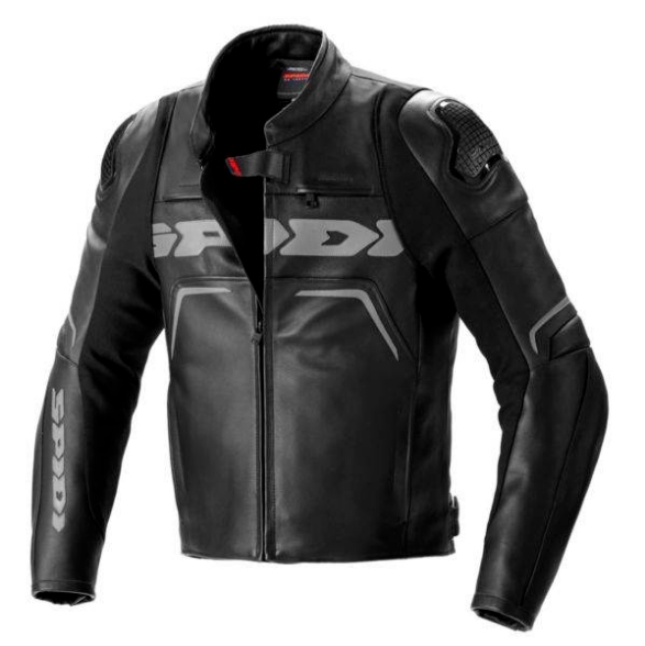 Športna usnjena motoristična jakna Spidi Evorider 2, črna