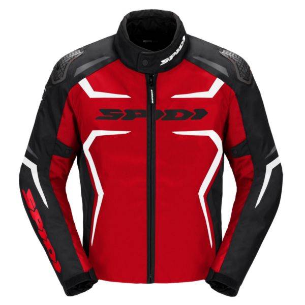 Športna motoristična jakna Spidi Race Evo H2Out, rdeča/črna
