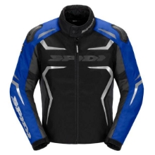 Športna motoristična jakna Spidi Race Evo H2Out, črna/modra