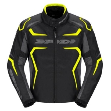 Športna motoristična jakna Spidi Race Evo H2Out, črna/rumena