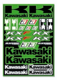 Univerzalni set nalepk BLACKBIRD Racing - Kawasaki (KXF, KX)