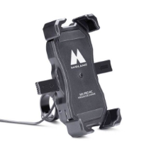 Nosilec za telefon na motorju z brezžičnim polnilcem Midland MH-Pro WC/USB