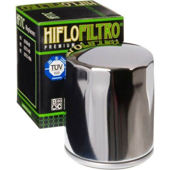 Kromiran oljni filter za motor HIFLOFILTRO HF171C - Buell, Harley-Davidson
