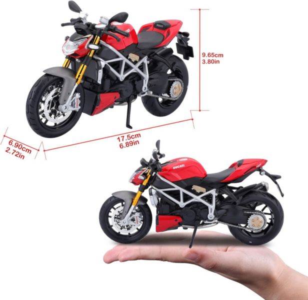 Model motorja Maisto - Ducati Streetfighter S - 2010 (1:12)