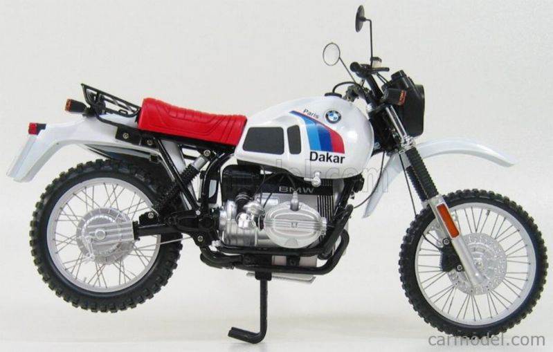 Model motorja Edicola - BMW R80 G/S Paris Dakar - 1990 (1:24)