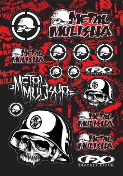 Univerzalni set nalepk FX - Metal Mulisha