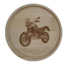 Okrasna lesena deska APRILIA TUAREG 660 (premer 24 cm)