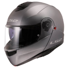 Preklopna motoristična čelada LS2 Strobe II Gloss (FF908), črna