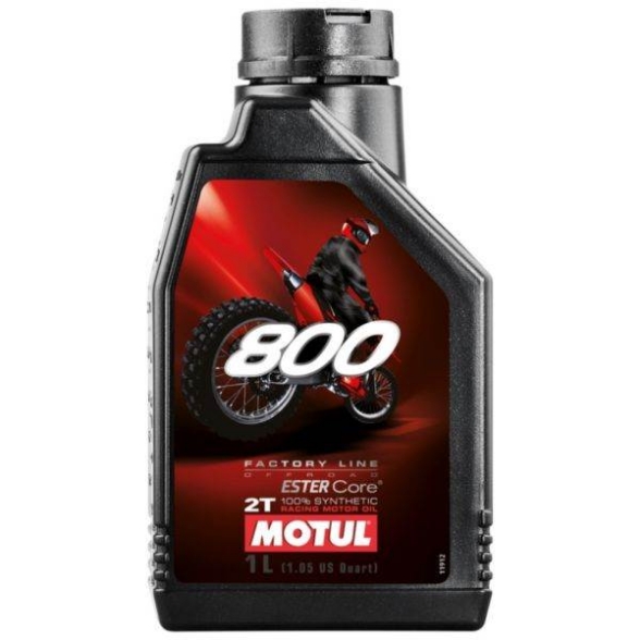 Dirkaško motorno olje za mešanico MOTUL 800 2T Off-Road Factory Line, 1 L